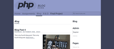 PHP final project