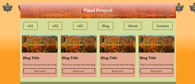 Web Graphic Design final project